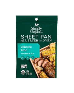 Simply Organic Sheet Pan Seasoning Cilantro Lime - Front view