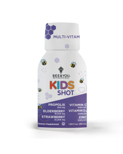 Bee & You Elderberry Immune Support Shot Drink for Kids - Front view