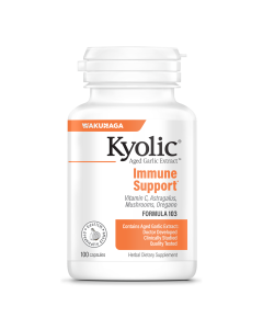 Kyolic Formula 103 Aged Garlic With Vitamin C And Astragalus, 100 Capsules