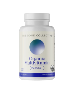 The Good Collective Organic Multivitamin Men’s 50+ - Front view
