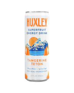 Huxley Superfruit Energy Drink Tangerine Teton - Front view