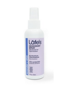 Lafe's Natural Deodorant Spray, Lavender, 4 oz.