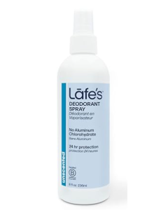 Lafe's Natural Deodorant Spray, Unscented, 8 oz.