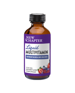New Chapter Liquid Multivitamin Mixed Berry Flavor - Front view