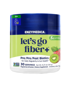Enzymedica Let's Go Fiber+ Strawberry Kiwi - Front view