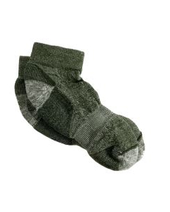 Maggie's Organic Wool Urban Trail Ankle Sock, Green Color, Size 9-11