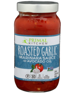 Primal Kitchen Roasted Garlic Marinara Sauce, 24 oz.