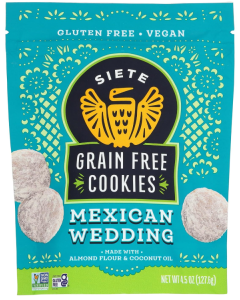Siete Grain Free Cookies, Mexican Wedding