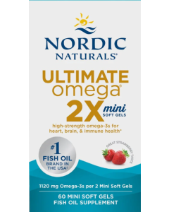 Nordic Naturals Ultimate Omega Mini 2X, 60 count
