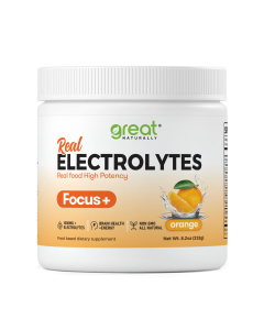 Great Naturally Electrolytes Focus+ Orange - Front view