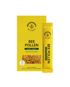 Beekeeper's Naturals Bee Pollen Packets - Front view