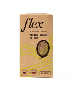Flex Menstrual Discs - Front view
