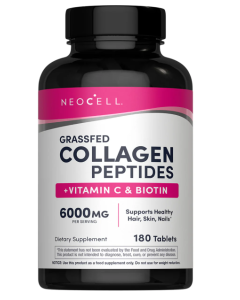 NeoCell Grassfed Collagen Peptides, 180 Tablets