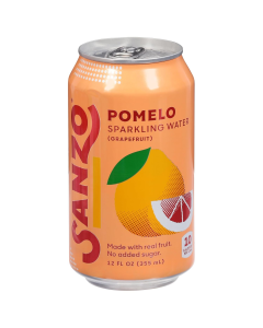 Sanzo Pomelo Sparkling Water - Front view