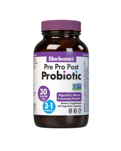 Bluebonnet Pre Pro Post Probiotic 30 Billion CFU^ - Front view