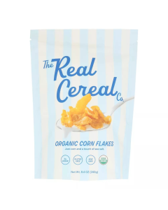The Real Cereal Co. Organic Corn Flakes - Front view