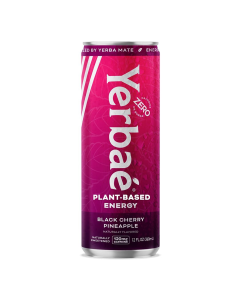 Yerbae Black Cherry Pineapple Plant Based Energy Drink - Front view