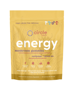 Circle Organics Energy Mushroom Gummies - Front view