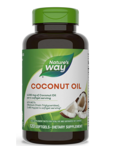 Nature's Way Coconut Oil, 120 Softgels