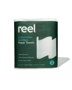 Reel Paper Bamboo Paper Towels - Front view