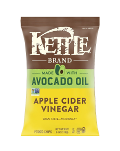 Kettle Foods Avocado Oil Apple Cider Vinegar Potato Chips - Front view