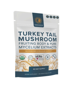 Wholesun Wellness Turkey Tail Mushroom Extract Powder - Front view