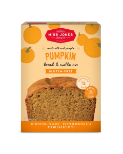 Miss Jones Baking Co. Gluten Free Pumpkin Bread & Muffin Mix - Front view