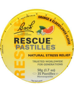 Rescue Remedy with Orange And Elderflower, 35 Pastilles