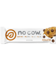 No Cow Peanut Butter Chocolate Chip Protein Bar, 2.12oz.