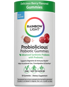 Rainbow Light Probiolicious Probiotic Gummies, 50 Gummies