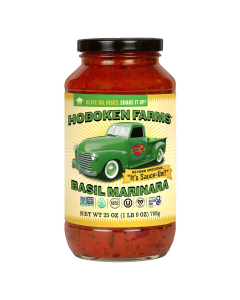 Hoboken Farms Basil Marinara Pasta Sauce - Front view