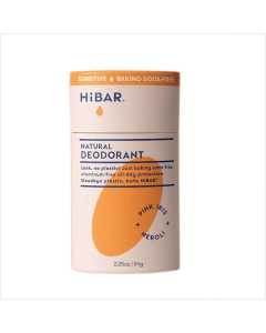 HiBAR Pink Iris & Neroli Plastic-Free Deodorant - Front view