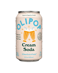 Olipop Classic Cream Soda Prebiotic Soda - Front view
