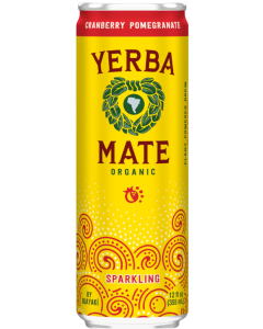 Yerba Madre Organic Sparkling Cranberry Pomegranate Yerba Mate, 12 oz.