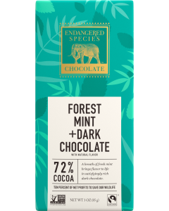 Endangered Species Forest Mint + Dark Chocolate, 3 oz.