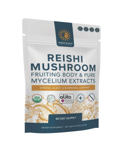 Wholesun Wellness Reishi Mushroom Extract Powder - Front view