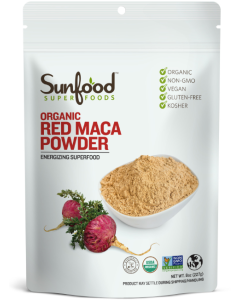 Sunfood Raw Organic Red Maca Powder, 8 oz.