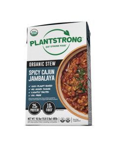 Plantstrong Spicy Cajun Jambalaya Stew - Front view