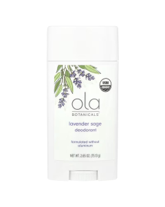 Ola Botanicals Organic Deodorant Lavender Sage - Front view