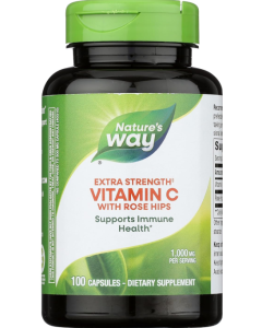 Nature's Way Vitamin C with Rose Hips, 100 capsules
