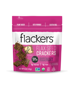 Flackers Rosemary Flaxseed Crackers, 5 oz.