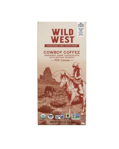 Wild West Cowboy Coffee Dark Chocolate - Front view