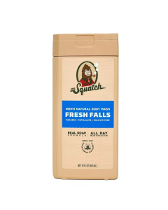 Dr. Squatch Men's Natural Body Wash Fresh Falls - Front view