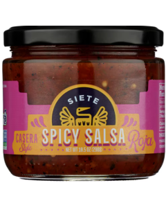 Siete Spicy Salsa Roja Salsa, 10.5 oz.