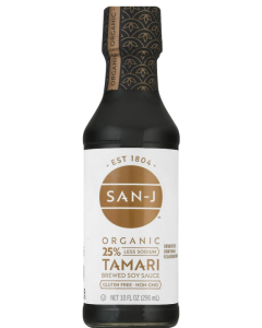 San-J Tamari Lite Soy Sauce, 25% Less Sodium, 10 fl. oz.