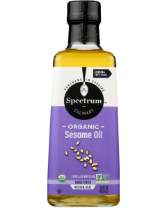 Spectrum Culinary Organic Unrefined Sesame Oil, 16 fl. oz.