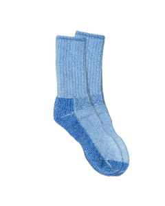 Maggie's Organic Wool Killington Hiking Sock, Blue Color, Size 10-13