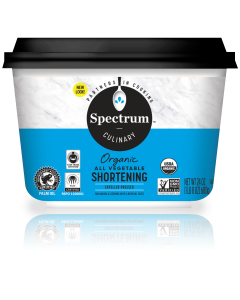 Spectrum Culinary Organic All Vegetable Shortening, 24 oz.