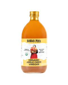 Nonna Pia's Organic Apple Cider Vinegar - Front view