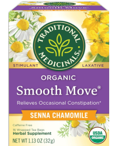 Traditional Medicinals Smooth Move Chamomile, 16 tea bags